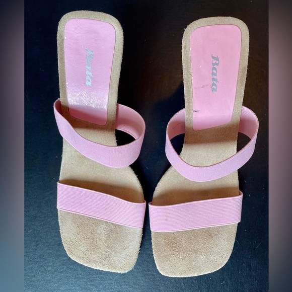 Slip-on sandal with high heel. Size 6 - Picture 2 of 7